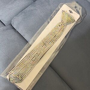 Multicolor Rhinestone Tie